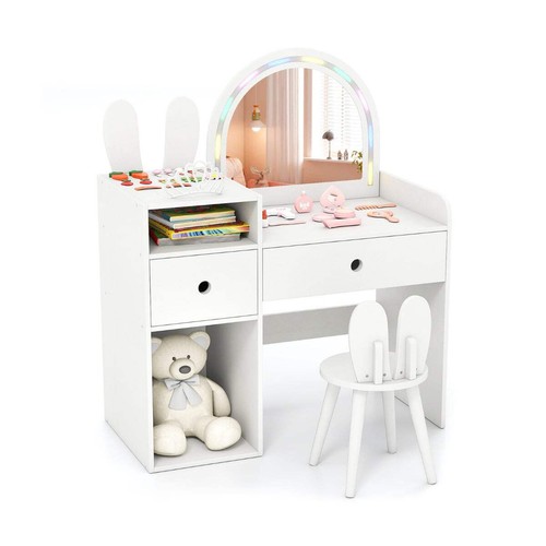 Bunny kids vanity table and - table,