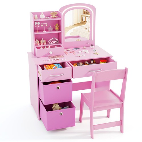 Kids pink vanity set - kids,