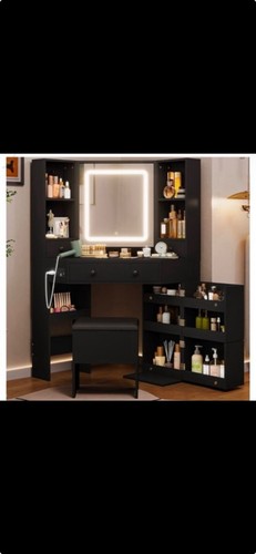 Vanity desk makeup table with - table,