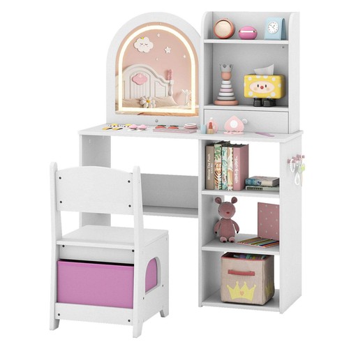 Kids vanity table and - and, chair