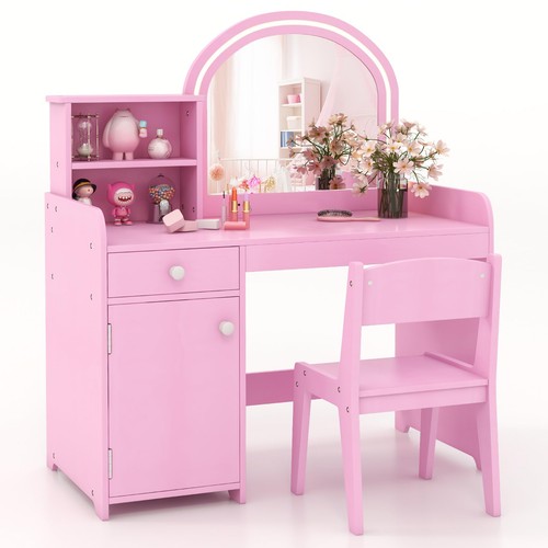 Honey joy kids vanity - honey,