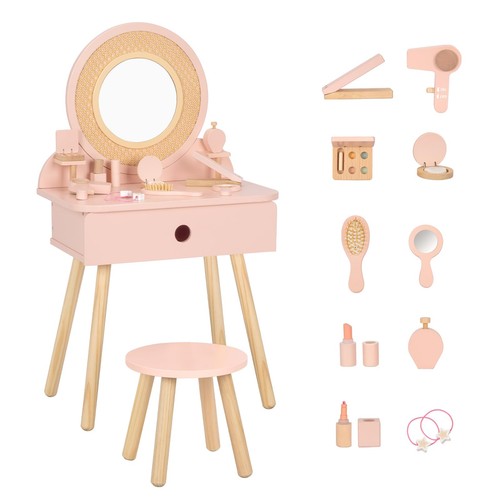 Kids vanity table and chair - kids,