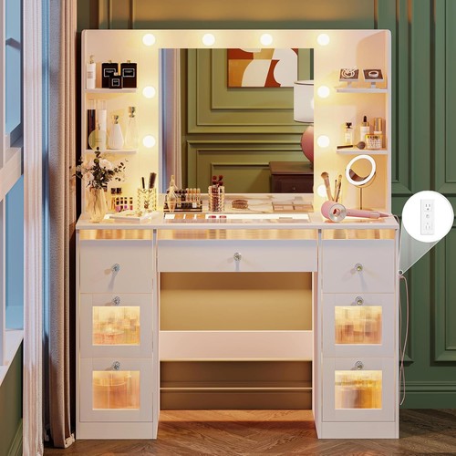 Makeup vanity with lights - vanity, 3