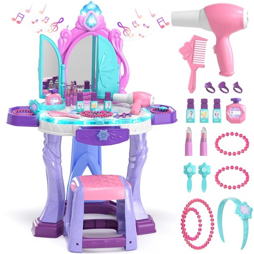 Kids vanity table and chair - kids,