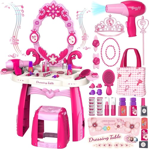 Kids vanity table and - vanity, chair